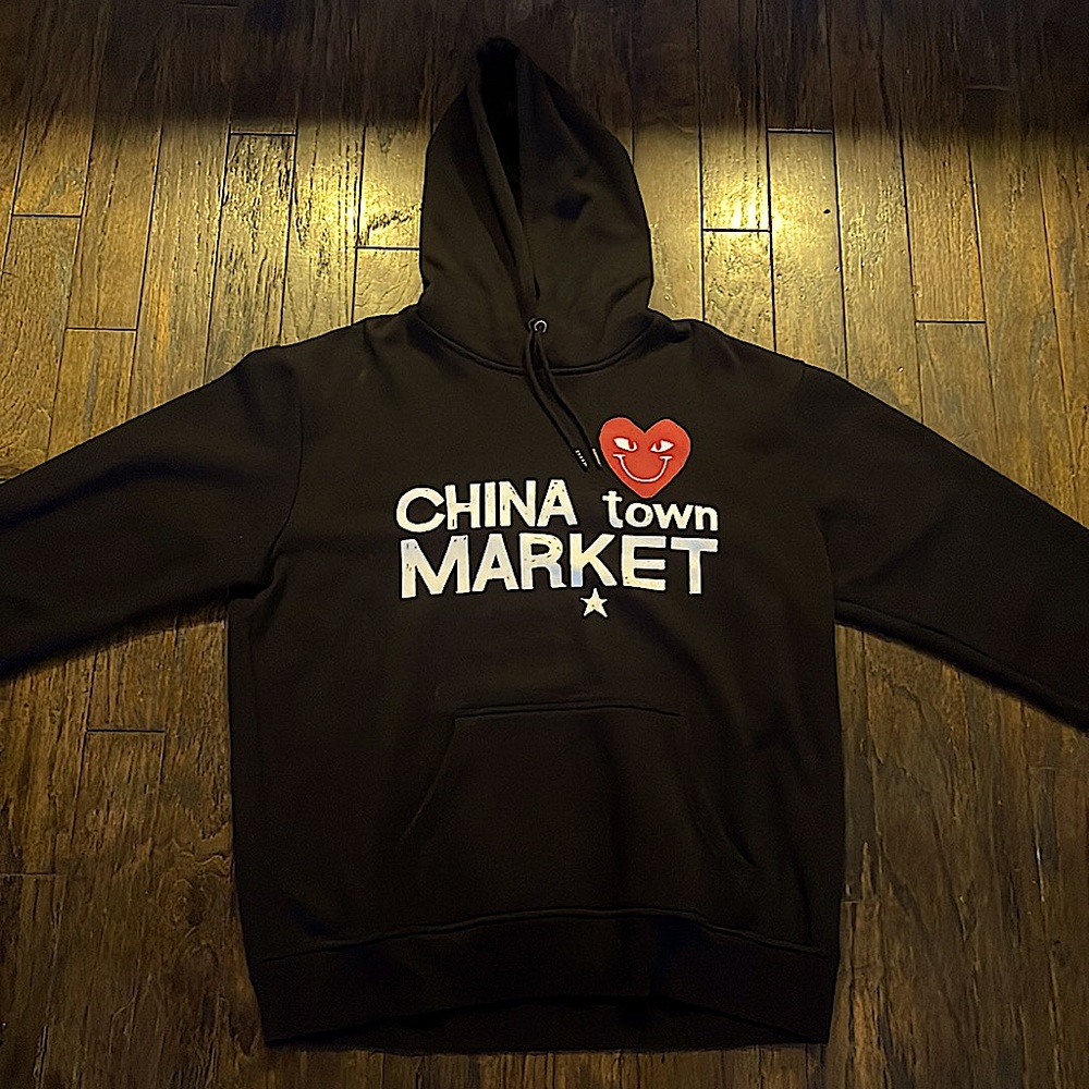 Chinatown Market CDG-bootleg black Hoodie - Size XL